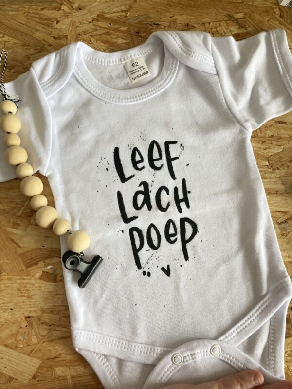 Romper Leef Lach Poep 5st per maat - Afbeelding 2