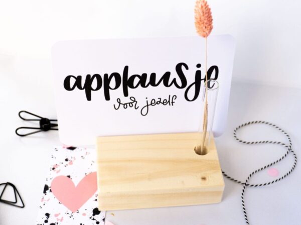 Pinkie applausje voor jezelf kaart