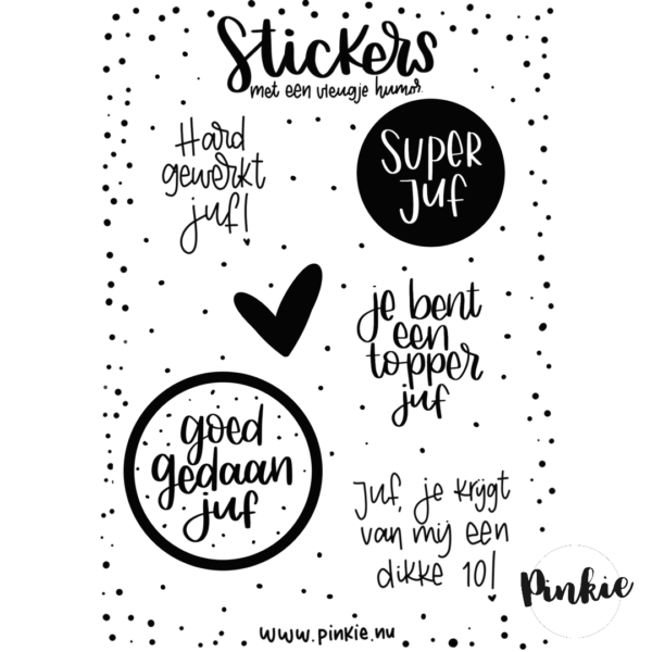 Pinkie-stickervel-juf-en-meester-juf
