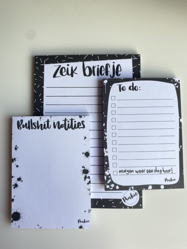 Pretpakket notitieblokken